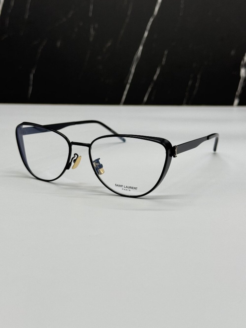 NEW SAINT LAURENT SLM92 003 EYEGLASSES WOMEN CAT EYE BLACK EYEWEAR SL M92